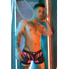 Breedwell Boxer Jock Dickmatized Noir-Rose neon